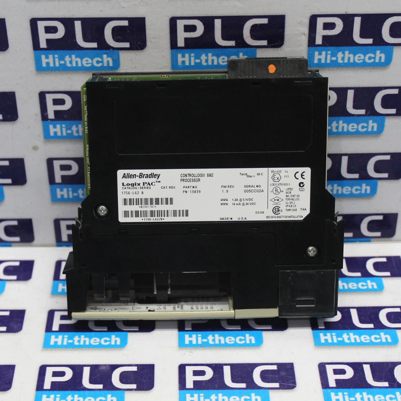 1756-L62 Allen Bradley ControlLogix Logix5562 Processor